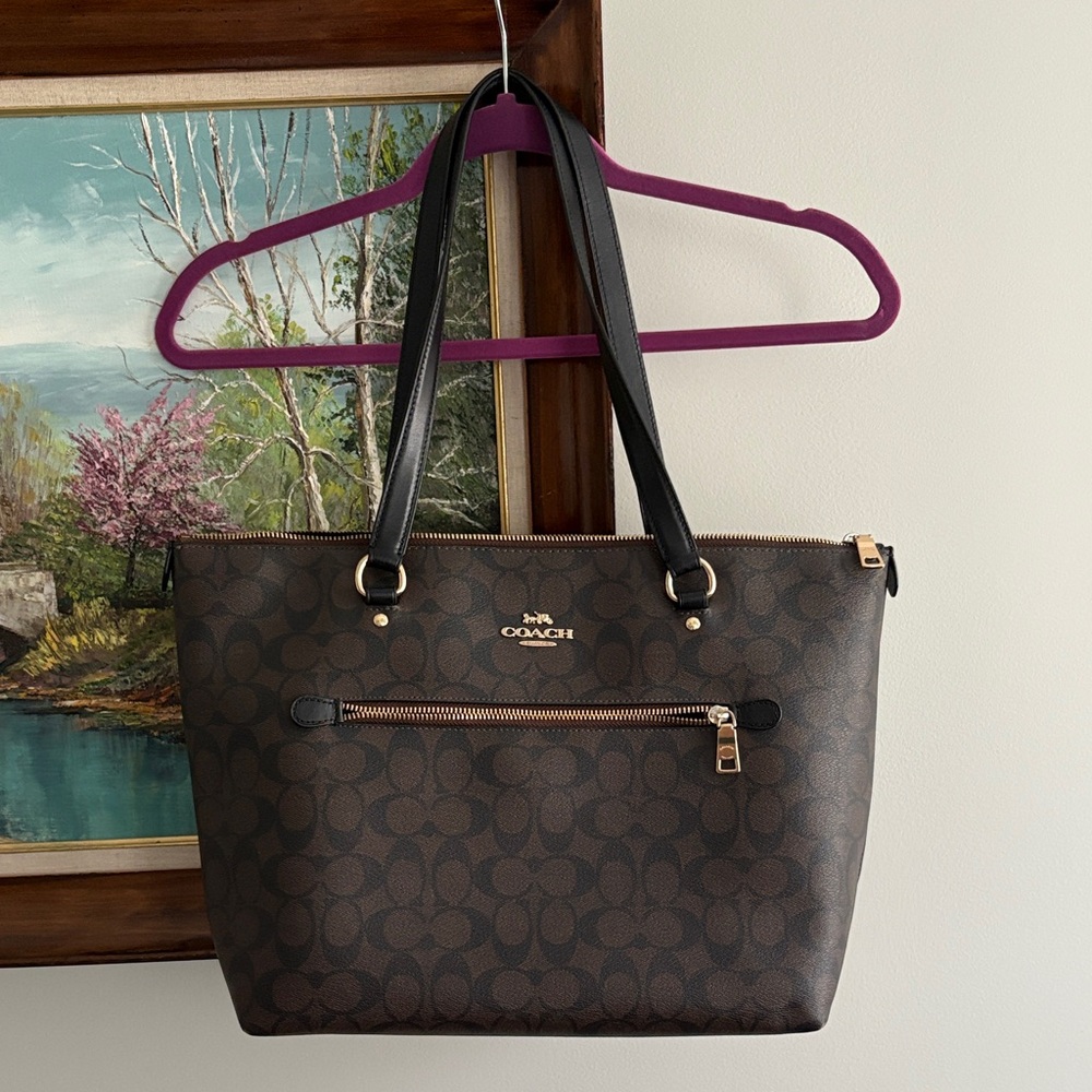 Women’s coach leather tote bag